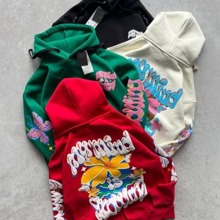 “Mind is Blooming” Graphic Hoodie Collection