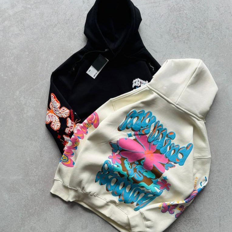 “Mind is Blooming” Graphic Hoodie Collection