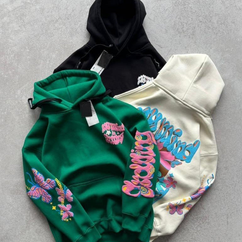 “Mind is Blooming” Graphic Hoodie Collection
