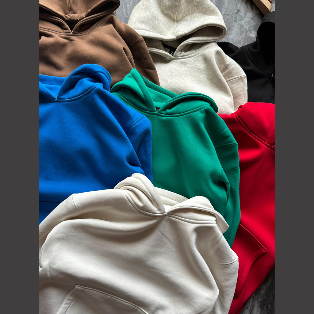 Basic plain Heavy hoodie