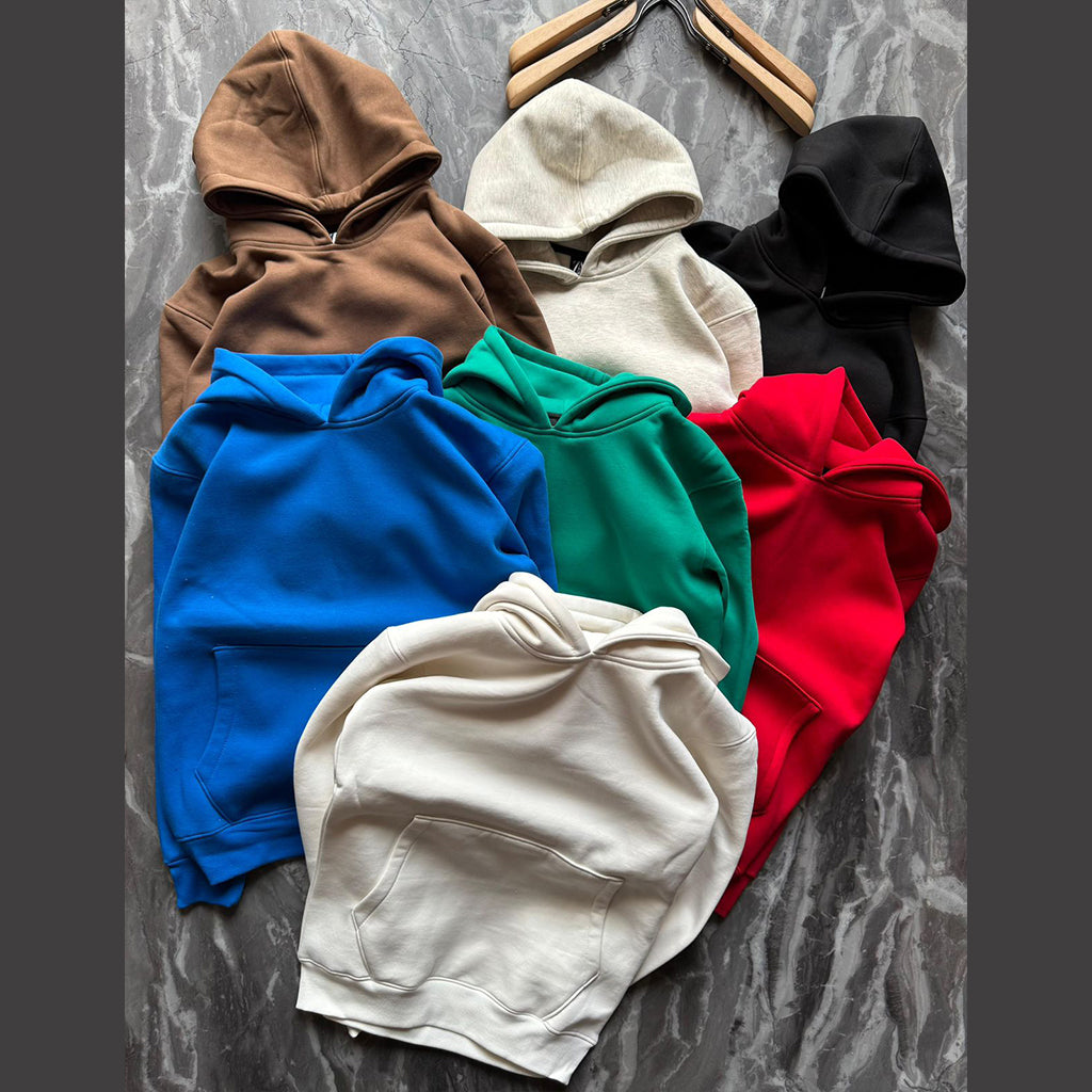 Basic plain Heavy hoodie