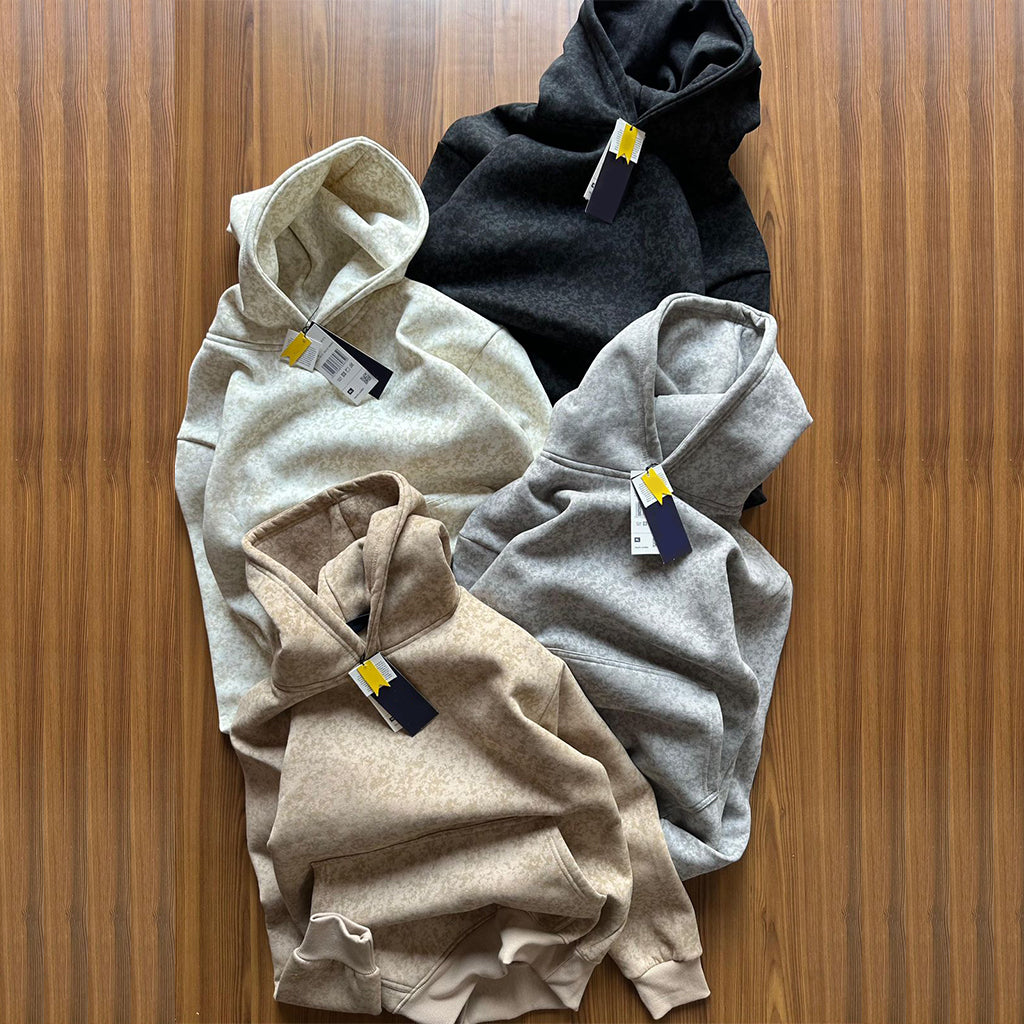 Acid Wash Plain Hoodie – Unisex Comfort Sweatshirt